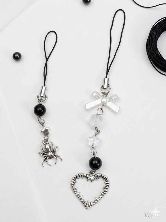 Gothic Coquette Phone Charms