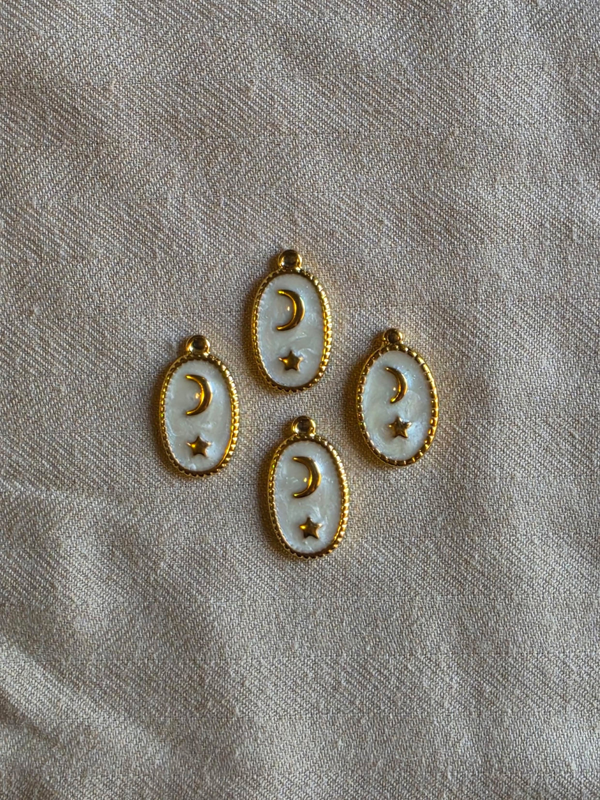 Moon pendant charm(stainless)