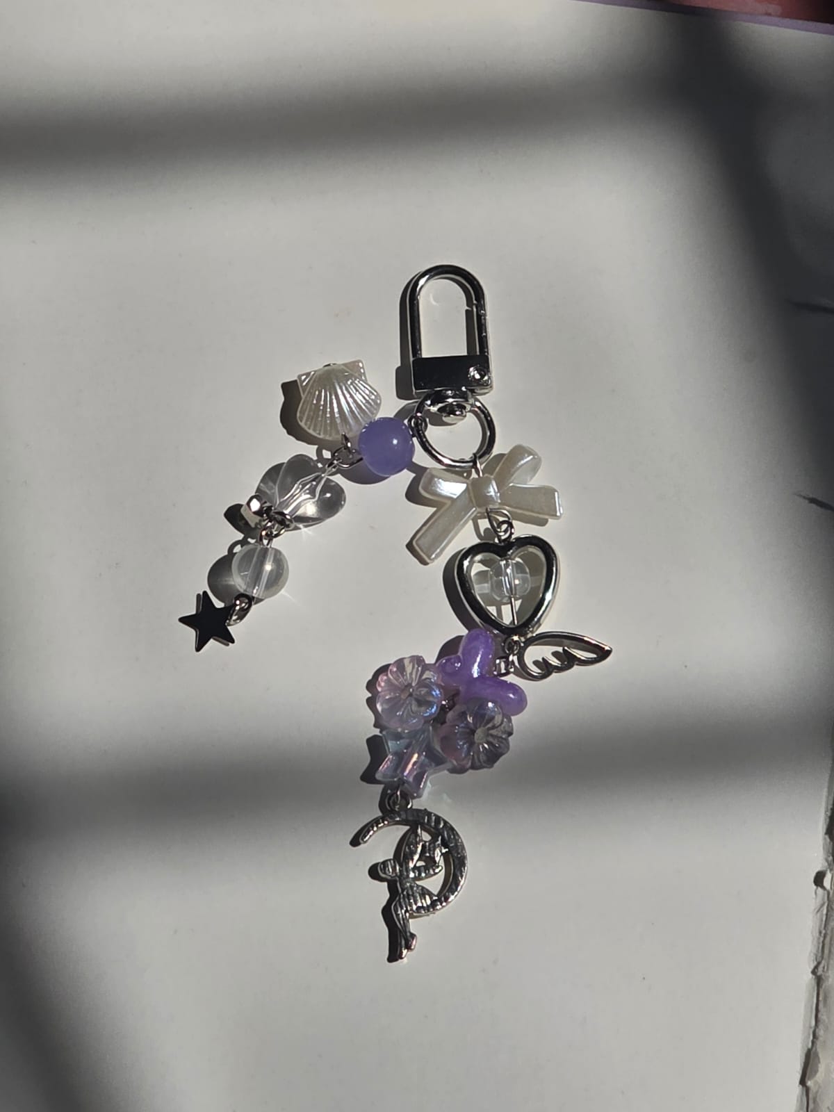 Whimsical fairy keychain