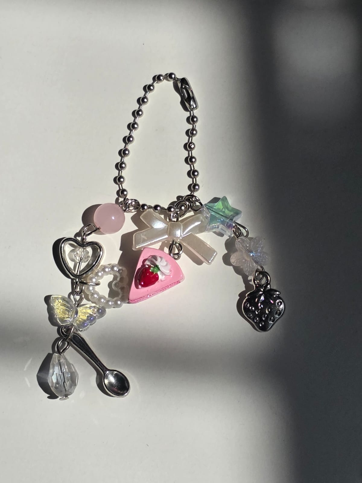 Cake trinket keychain