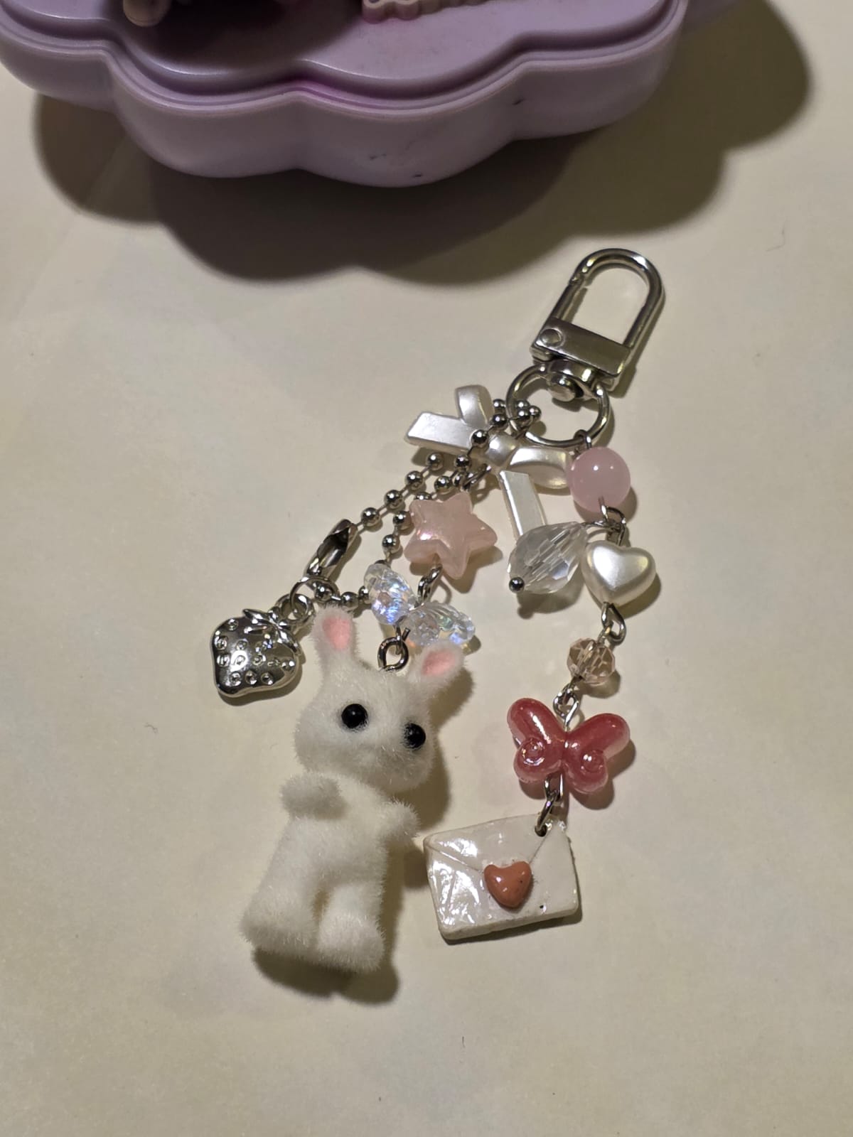 Cutesy bunny keychain౨ৎ