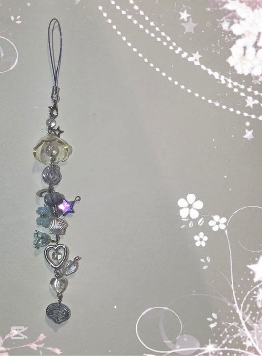 Whimsical jellyfish phonecharm⋅˚₊‧ ଳ⋆.ೃ࿔*:･