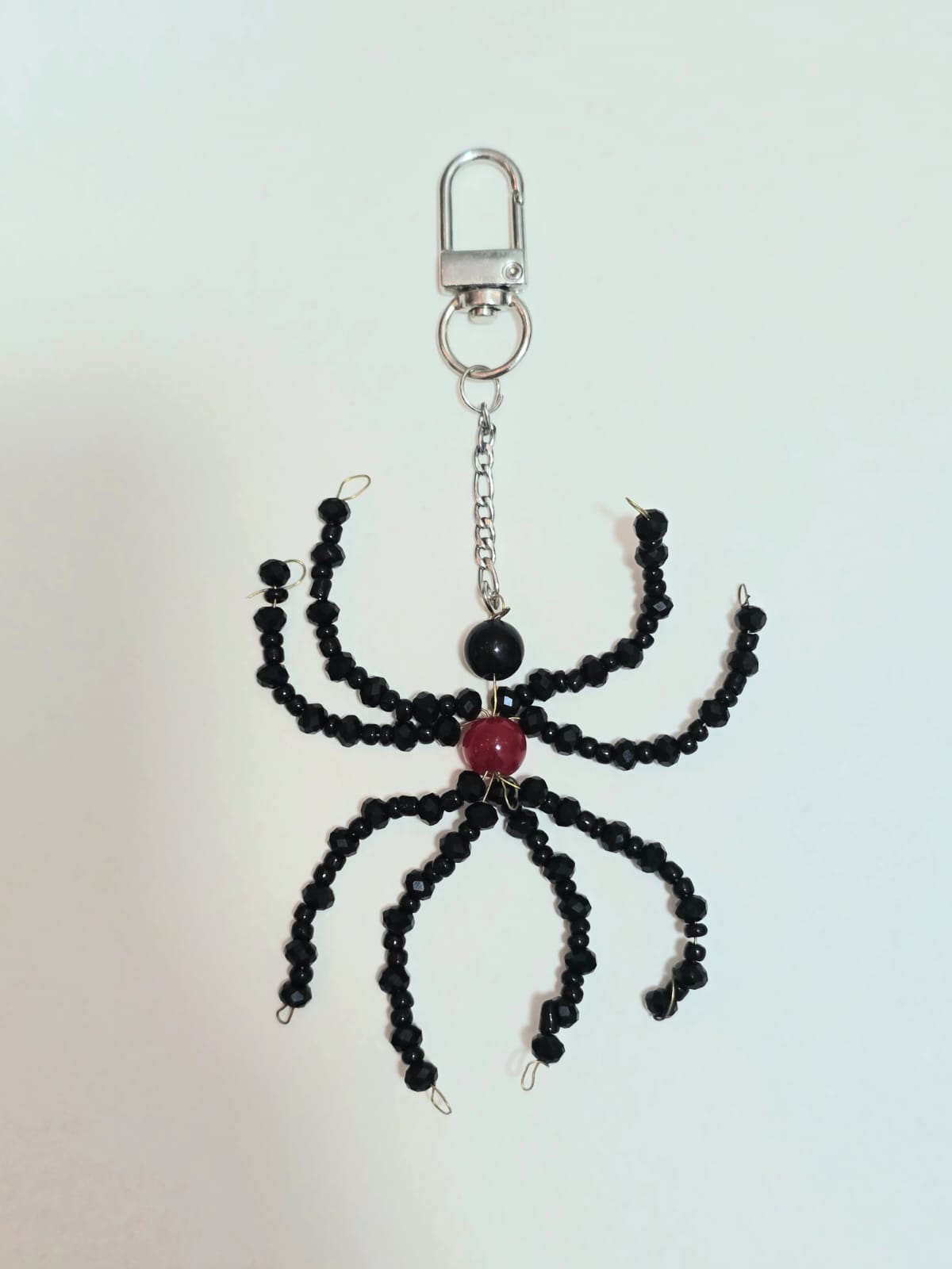 Handcrafted Beaded Spider Charm 🕷️✨