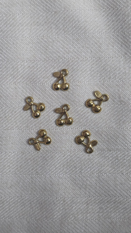 Small cherry charm (stainless)