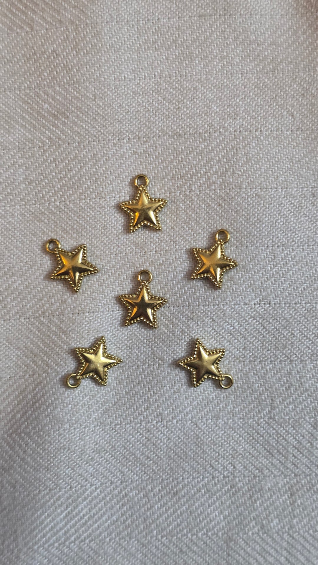 Small star charm (stainless)
