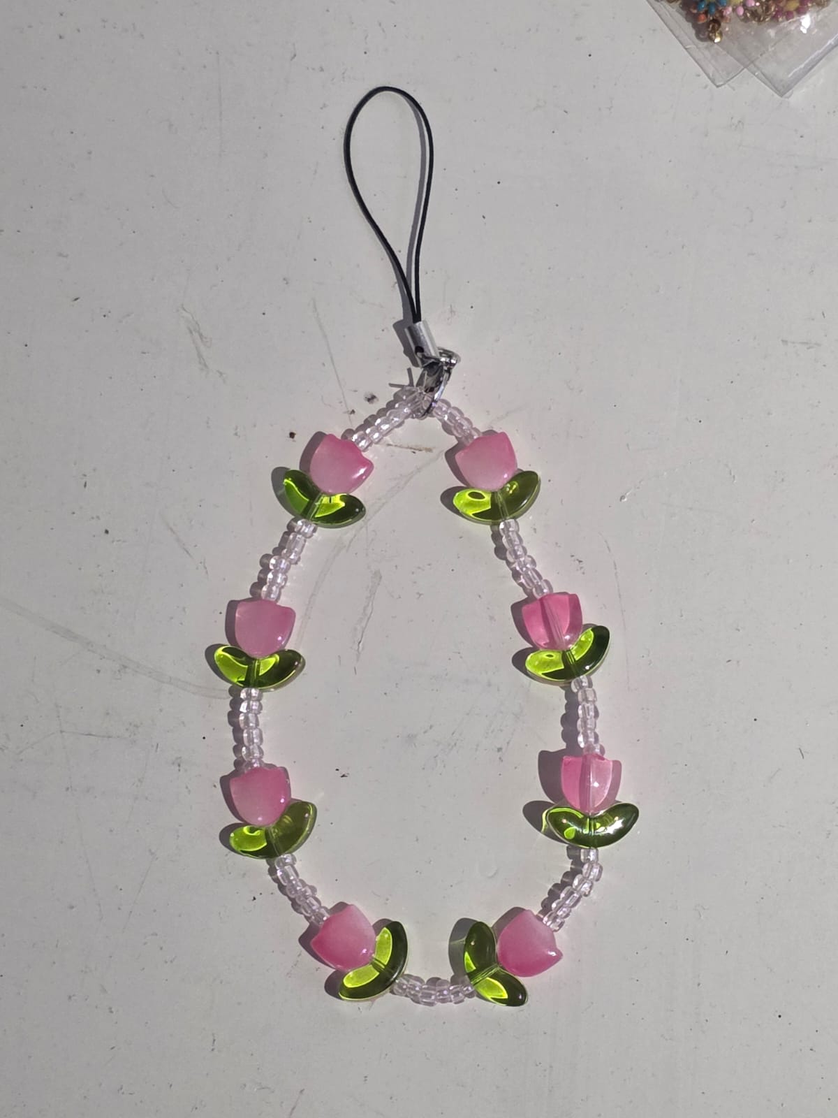 Tulip phone charm