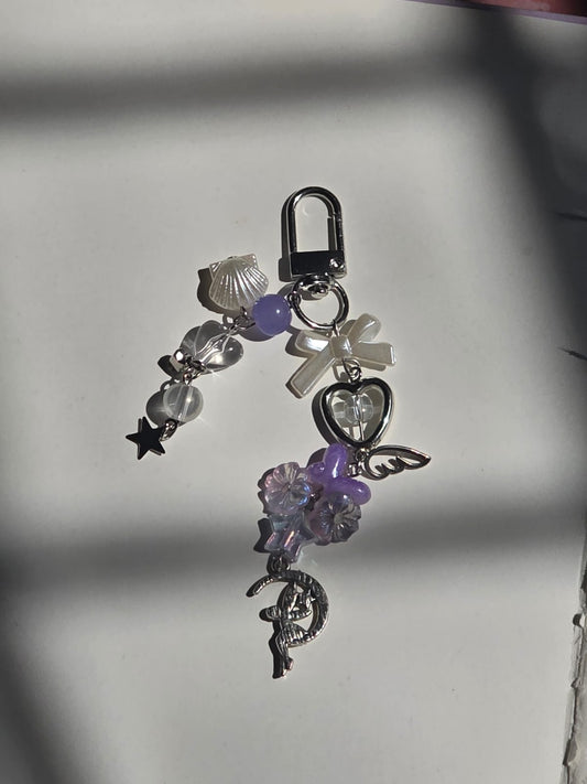 Whimsical fairy keychain