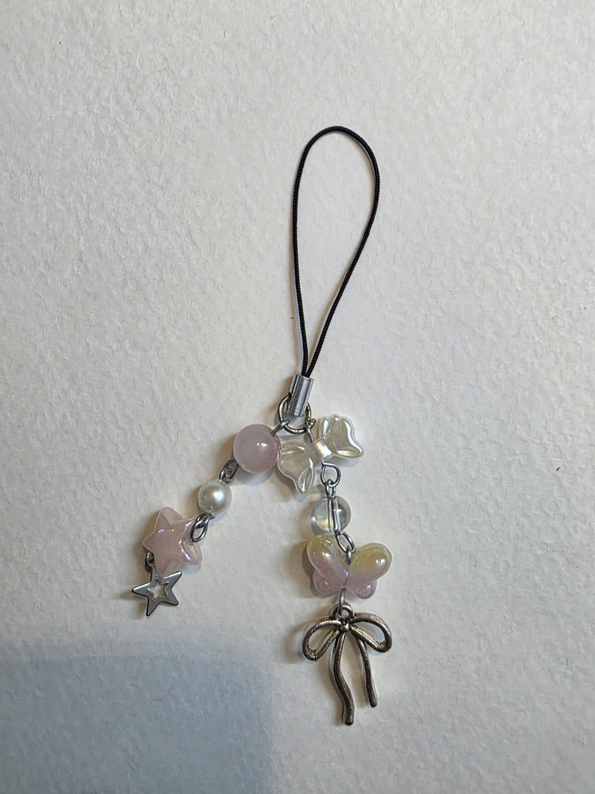 aesthetic bow phone charm