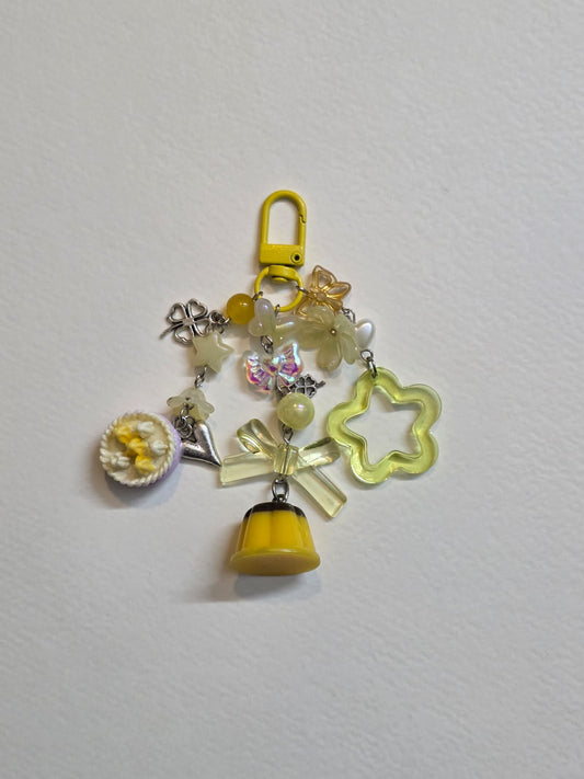 pudding chunky keychain