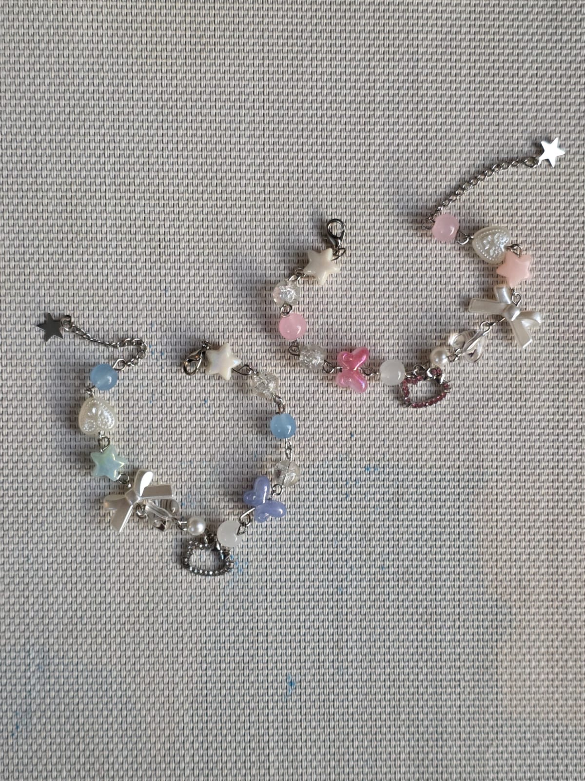 Starry Sky & Sunset Blossom Charm Bracelets 🌌🌸